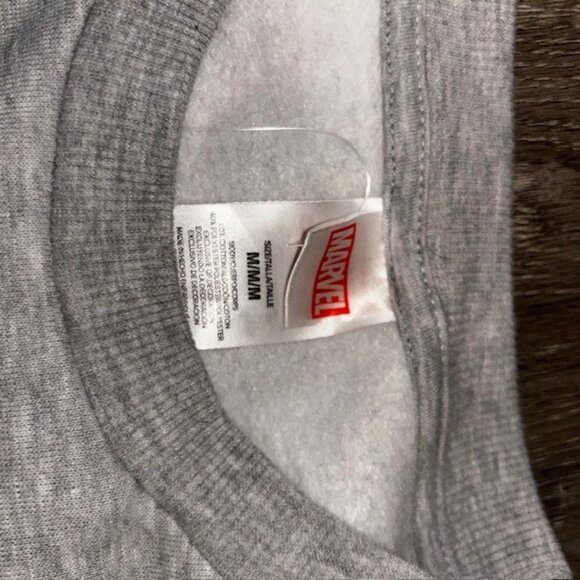 Marvel Mens The Amazing Spider-Man Sweatshirt Gray Crewneck Est 1967 Comic NWOT - Picture 4 of 5